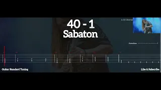 SABATON - 40 -1 ( TAB GUITAR )