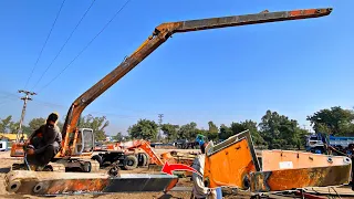Increasing the length of excavator Boom Stick for the Extraction of Gold from the River