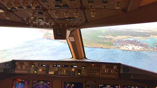 Cockpit View | B777F Landing and Take Off at MALTA