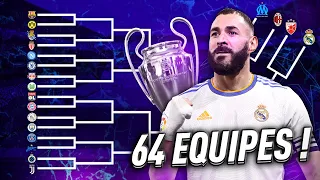 Je crée une LIGUE DES CHAMPIONS à 64 ÉQUIPES sur FIFA 22 !