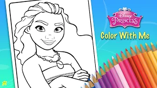 Disney Moana | Color With Me | KP