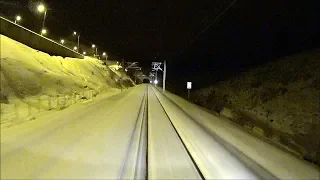 Driver's View - Snowy New Line - Lianokladi to Domokos & Palaiofarsalos