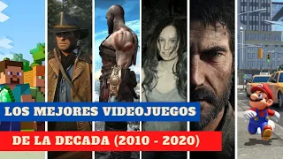 TOP 12 MEJORES VIDEOJUEGOS DE LA DECADA (2010 - 2020)