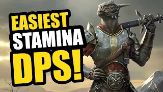 Is This The EASIEST DPS In ESO? 💪 Yes. Yes It Is. Stamina Templar ONE BAR Build For ESO Blackwood!!