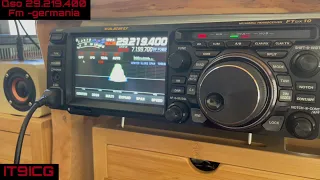 Qso 10 metri in fm frequenza 29.219 yaesu ftdx 10