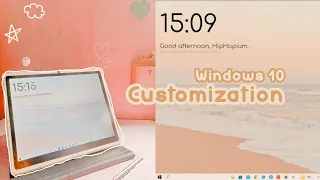 How to make your laptop aesthetic  🌊 | customize windows 10 minimalist 🤍 | Jan