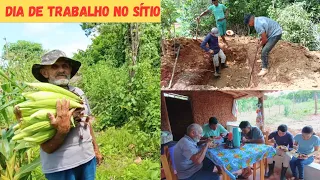 Dia de Trabalho no Sítio Continuando o Serviço da Casa🏡 Dia Abençoado +Almoço no Sítio