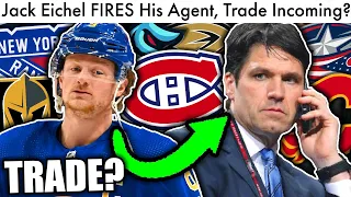 Jack Eichel FIRES His Agent, TRADE Incoming?! (NHL Buffalo Sabres/Canadiens/Rangers Trade Rumors)