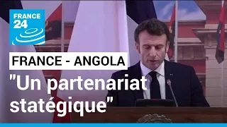 Emmanuel Macron considère l'Angola comme un partenaire stratégique en Afrique • FRANCE 24