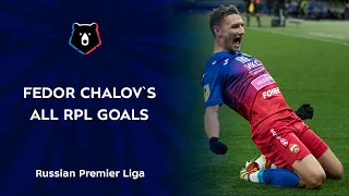 Fedor Chalov`s all RPL Goals