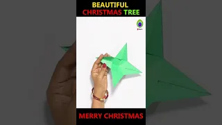 DIY How to make Beautiful Christmas Tree Using Newspaper  | Christmas Decoration Idea #shorts