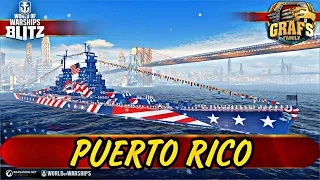 PUERTO RICO - как же прекрасен крейсер Пуэрто Рико. WoWS BLITZ. Альянс GRAFS FAMILY.