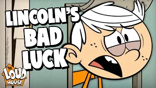 Lincoln's Best Unlucky Day Ever?! 🍀 | "No Such Luck" Full Scene | Loud House