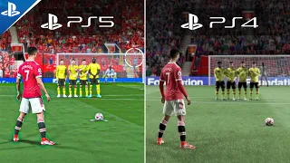 FIFA 22 | PS5 vs PS4 | Gameplay & Graphics Comparison