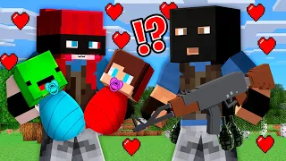 JJ and Mikey Were Adopted By CRIMINALS in Minecraft - Maizen