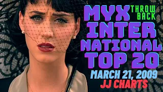 [THROWBACK] MYX INTERNATIONAL TOP 20 (March 21, 2009) | JJ Charts