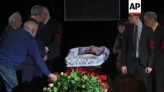 Funeral of Russian human rights pioneer Alexeyeva