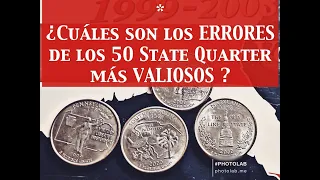 (S) ¿Cuáles son los Errores de los 50 State Quarter más Valiosos?
