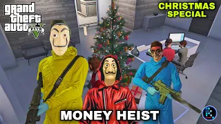 [Hindi] MONEY HEIST: Pacific Standard Job | GTA V Christmas Special