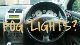 How To Turn The Fog Lights On A Peugeot? Where Are The Fog Light Switches