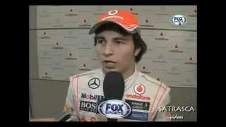 Checo Perez y el MP4-28 de McLaren