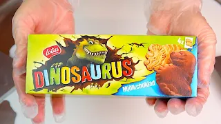 ASMR DINOSAURUS CHOCOLATE BISCUITS Ice Cream Rolls Oddly Satisfying Fried Ice Cream Food 108мамаТВ