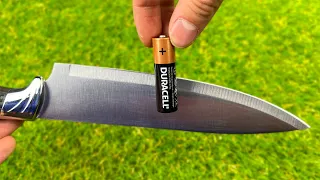 Simple Way to Sharpen a Knife Like a Razor! Ingenious Idea🔥