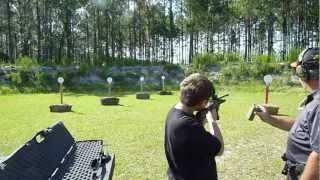 Garrett Shooting the Ruger 10/22 on 5 to Go