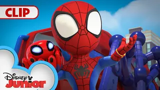 Stuck In Space 🚀 | Marvel's Spidey and his Amazing Friends | @disneyjunior