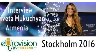 Eurovision Ireland meets Iveta Mukuchyan from Armenia at Eurovision 2016