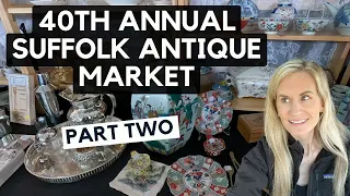 40th Annual Suffolk Antique Market PART TWO , Shop with me!