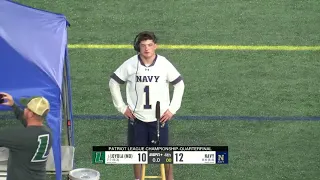 Navy Men's Lacrosse Postgame Interview: Dan Daly vs. Loyola (2024 Patriot League Quarterfinal)