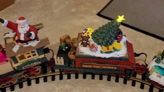 New Bright Holiday Express Animated Train Set # 385
