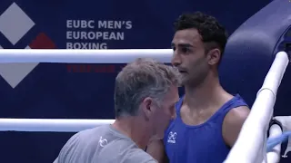 Harris Akbar (ENG) vs. Salvatore Cavallaro (ITA) European Boxing Championships 2022 QF's (71kg)