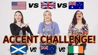 {USA VS UK VS Australia VS Scotland VS New Zealand VS Ireland} (English Accent Compilation)
