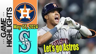 Seattle Mariners vs Houston Astros Highlights [TODAY] May 05, 2024 - Closing out the series