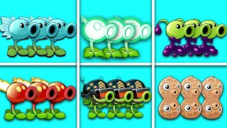 6 Super Plants PEA Battlez - Who Will Win? - PvZ 2 Plant Vs Plant