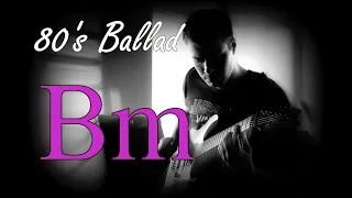 80's Style Romantic Ballad Backing Track - B minor