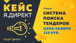📍Кейс Яндекс Директ ниша: [ПОИСК ТЕНДЕРОВ]