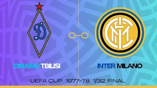 Dinamo Tbilisi 0-0 Internazionale Milano 28.09.1977  Uefa Cup 1977-78
