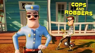 HELLO NEIGHBOR COPS AND ROBBERS | Hello Neighbor Mod