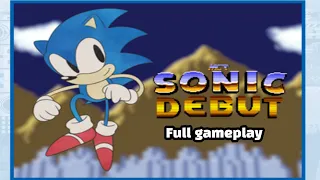 Sonic Debut SHC 2021 DEMO Full gameplay!