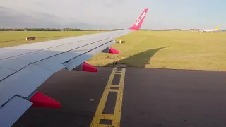 Boeing 737-800 Jet 2 Takeoff From Stansted To Dalaman AMAZING WING VEIW