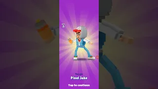 Subway Surfers Classic All 5 Stages Completed Pixel Jake & Characters Unlocked 🔓