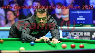 Alfie Burden vs Ronnie O'Sullivan 2022 Championship League ‒ Frame 1