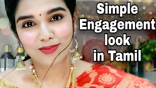 Engagement Makeup Using LAKMÉ Products | Simple Bridal Makeup in tamil | bridal makeup step by step