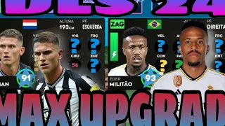 MAX UPGRADE ÉDER MILITÃO AND SVEN BOTMAN IN DREAM LEAGUE SOCCER 2024