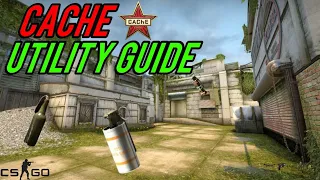 CS:GO - Cache Utility Guide (Smokes, Molotovs, Popflashes)