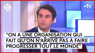 Niveau scolaire : Gabriel Attal veut « un électrochoc »-  C à vous - 06/12/2023