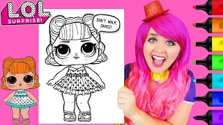 Coloring LOL Surprise Dolls Jitterbug Coloring Page Prismacolor Paint Markers | KiMMi THE CLOWN